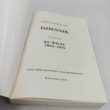 Catalogue "F. Ruszczyc, Dziennik, Część pierwsza, Ku Wilnu 1894-1919", 1994 